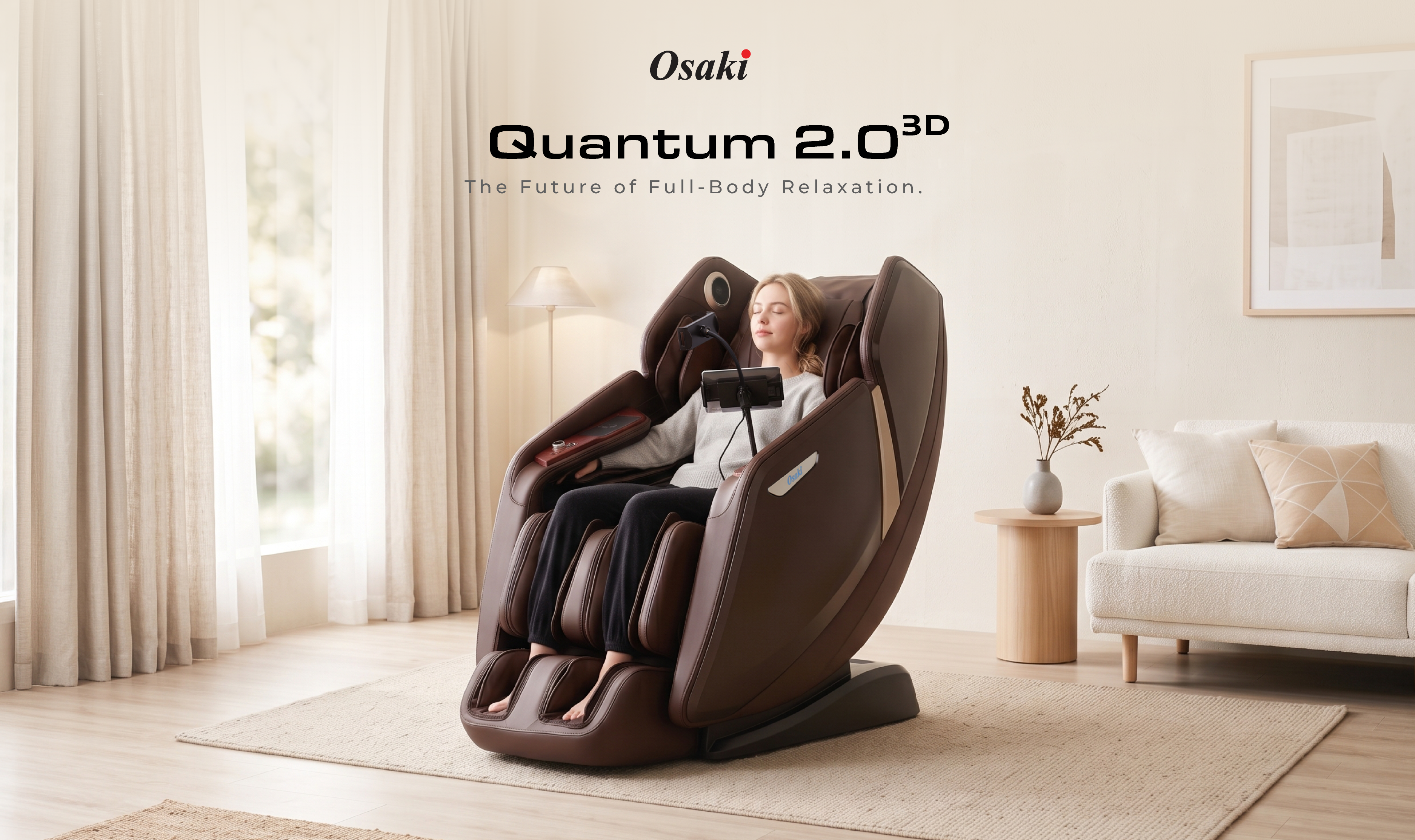 3D Massage Chair with Calf Kneading - Osaki Quantum 2.0 — Official